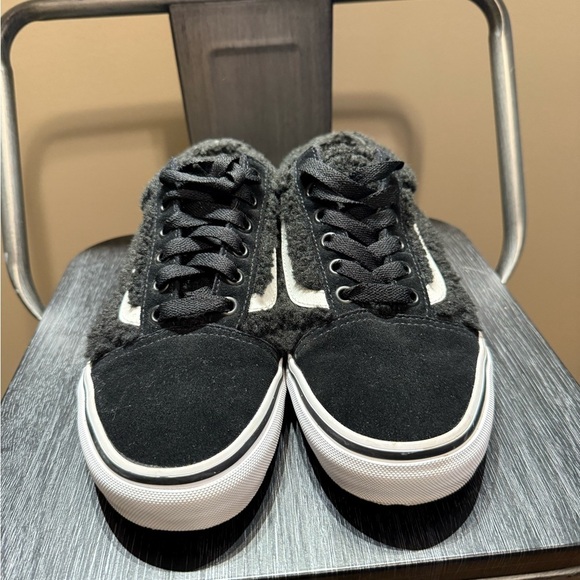 Vans Faux Fur Black Sneakers - Picture 3 of 10